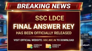 ssc ldce final answer key released