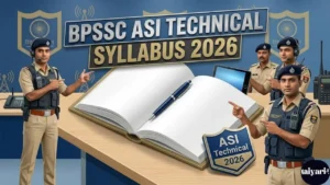 BPSSC ASI Technical Syllabus 2026: Topic-wise Physics, GK, Hindi, English