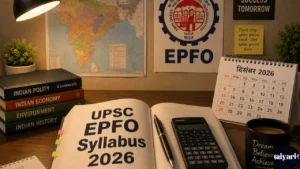 UPSC EPFO Syllabus 2026 in Hindi: पूरा सिलेबस और एग्जाम पैटर्न